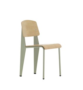 Vitra Standard - Stoel - Eiken licht - Prouvé Gris Vermeer