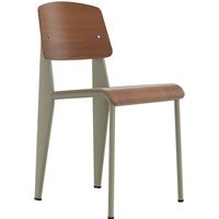 Vitra Standard - Stoel - Eiken donker - Prouvé Gris Vermeer