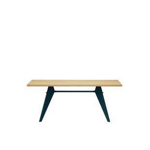 Vitra EM Table - Prouvé Bleu Dynastie - Eiken - 180 cm
