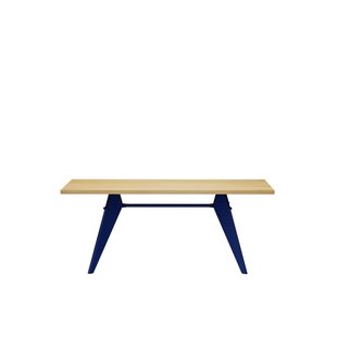 Vitra EM Table - Prouvé Bleu Marcoule - Eiken - 180 cm