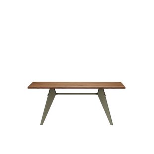 Vitra EM Table - Prouvé Gris Vermeer - Amerikaanse Notenhout - 180 cm