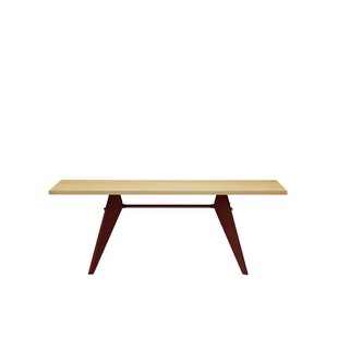 Vitra EM Table - japanese red - Eiken - 200 cm