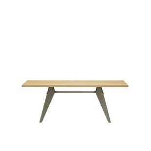 Vitra EM Table - 200 cm - Eiken - Prouvé Gris Vermeer