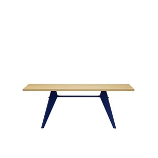 Vitra EM Table - Prouvé Bleu Marcoule - Eiken - 200 cm