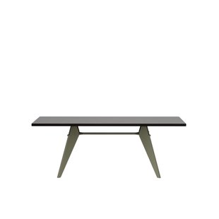 Vitra EM Table - Prouvé Gris Vermeer - Eiken donker gebeitst massief - 200 cm
