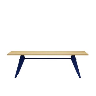 Vitra EM Table - Prouvé Bleu Marcoule - Eiken - 240 cm