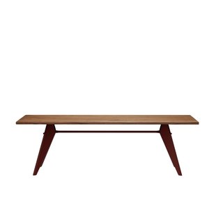 Vitra EM Table - japanese red - Amerikaanse Notenhout - 240 cm