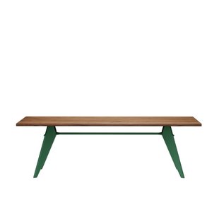 Vitra EM Table - Prouvé Blé Vert - Amerikaanse Notenhout - 240 cm