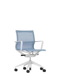 Vitra Physix bureaustoel - Wieltjes voor harde bodems - soft grey - 09 ijsgrijs - soft grey