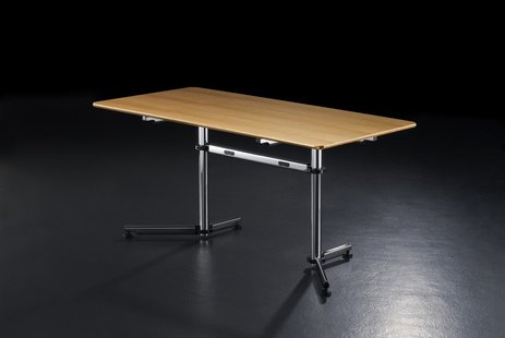 USM Haller Haller tafel Kitos E2 175 x 75 cm - in hoogte verstelbaar - Eiken, natuur geolied - 160 x 80