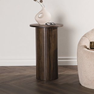 Nohr Ronde Bijzettafel 'Fionna' 40cm, kleur Mokka