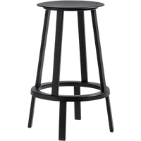 HAY Revolver Stool barkruk - Hoogte 65 cm - zwart