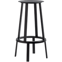 HAY Revolver Stool barkruk - Hoogte 76 cm - zwart