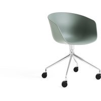 HAY About a Chair AAC 24 - fall green 2.0 - gepolijst aluminium