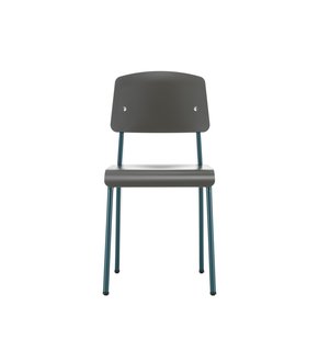 Vitra Standard SP stoel - bazalt - Prouvé Bleu Dynastie