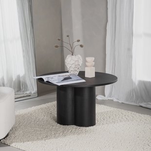 Nohr Ronde Salontafel 'Anh' 80cm, kleur Zwart