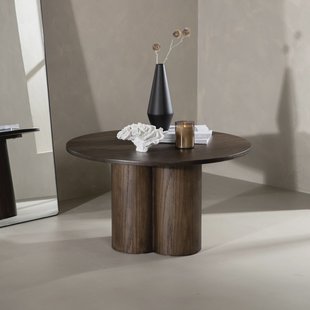 Nohr Ronde Salontafel 'Anh' 80cm, kleur Mokka