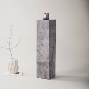 Nohr Zuil 'Nykole' Betonlook, 95cm hoog, kleur Grijs