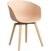 HAY About A Chair AAC 22 - Standaard glijders kunststof - lak op waterbasis - pale peach 2.0