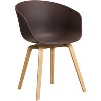 HAY About A Chair AAC 22 - raisin 2.0 - lak op waterbasis - viltglijders