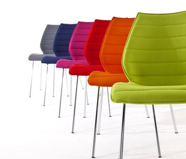 Kartell Maui Soft stoel - Trevira groen