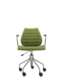 Kartell Maui Soft draaistoel - Trevira groen
