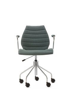 Kartell Maui Soft draaistoel - groen