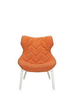 Kartell Foliage fauteuil - Trevira oranje - wit