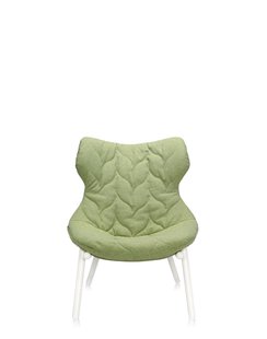 Kartell Foliage fauteuil - Trevira groen - wit