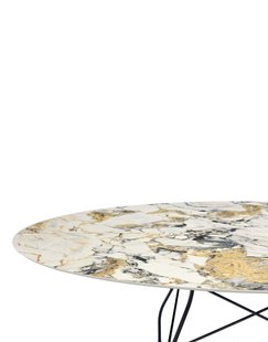 Kartell Glossy tafel - Symphony - zwart - ovaal