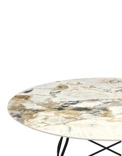 Kartell Glossy tafel - Symphony - zwart - rond