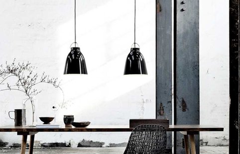 Fritz Hansen Caravaggio BlackBlack hanglamp - Kabellengte 6m - P3=L