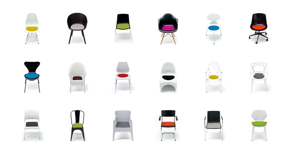 Hey-Sign Stoelhoes Louis Ghost - lichtgrijs mêleerd