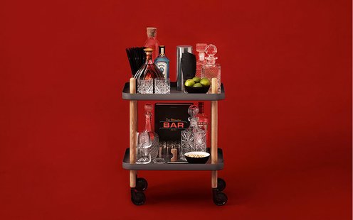 Normann Copenhagen Block Table serveerwagen - zwart