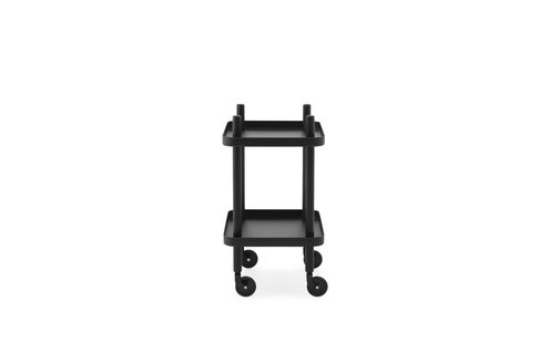 Normann Copenhagen Block Table serveerwagen - zwart/zwart