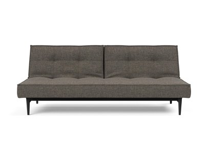Innovation Living Splitback slaapbank - donkergrijs - Flashtex - InnovationOakBlack