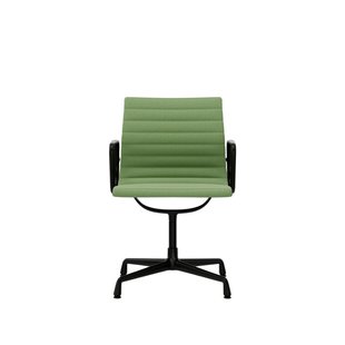 Vitra Aluminium Chair EA 104 - Hopsak - grasgroen/ivoor - diepzwart