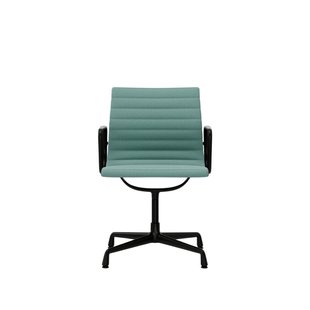 Vitra Aluminium Chair EA 104 - Hopsak - mint/ivoor - diepzwart