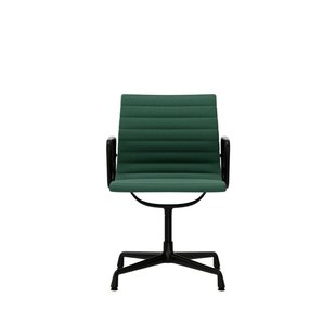 Vitra Aluminium Chair EA 104 - Hopsak - mint/forest - diepzwart