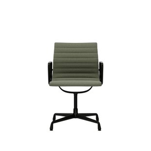 Vitra Aluminium Chair EA 104 - Hopsak - ivoor/forest - diepzwart