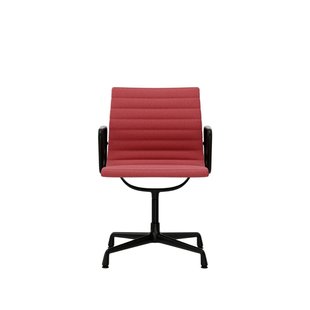 Vitra Aluminium Chair EA 104 - Hopsak - pink/poppy red - diepzwart