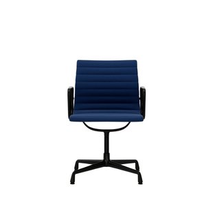 Vitra Aluminium Chair EA 104 - Hopsak - blauw/moorbruin - diepzwart
