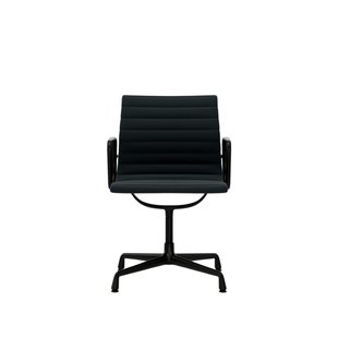 Vitra Aluminium Chair EA 104 - Hopsak - petrol/moorbruin - diepzwart