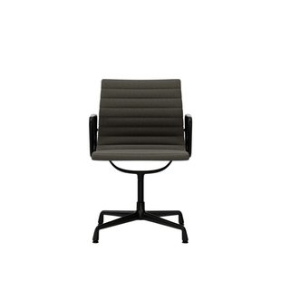 Vitra Aluminium Chair EA 104 - Hopsak - warmgrey/moorbruin - diepzwart