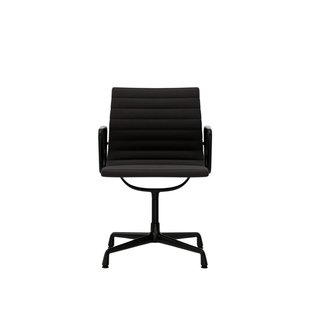 Vitra Aluminium Chair EA 104 - Hopsak - donkergrijs - diepzwart