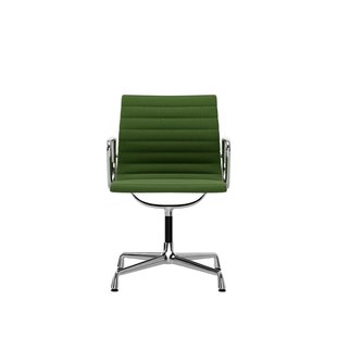 Vitra Aluminium Chair EA 104 - Hopsak - grasgroen/forest - verchroomd