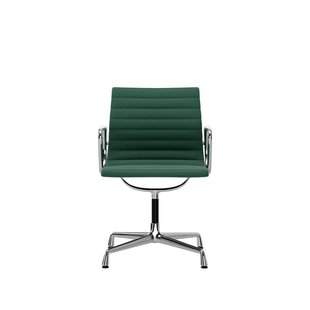 Vitra Aluminium Chair EA 104 - Hopsak - mint/forest - verchroomd