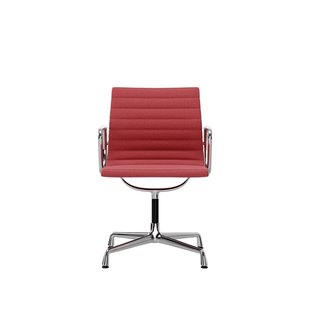 Vitra Aluminium Chair EA 104 - Hopsak - pink/poppy red - verchroomd
