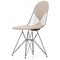 Vitra Wire Chair DKR-2 - Glijders voor harde vloer - Hopsak - nude/ivoor - zwart