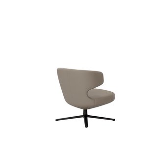 Vitra Petit Repos fauteuil - zwart - Leder - zand